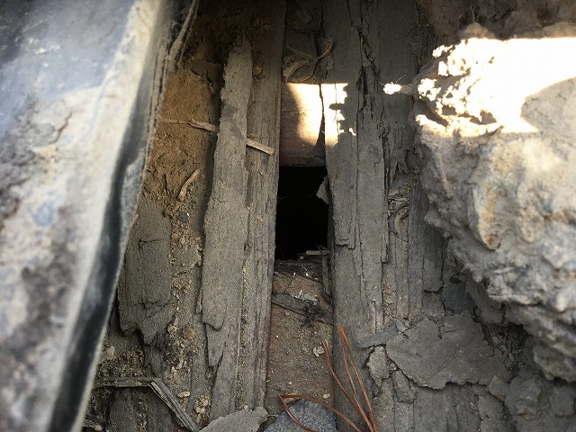 下地の状態確認